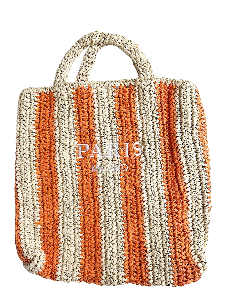 Paros Woven Beach Bag