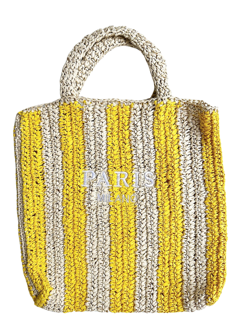 Paros Woven Beach Bag