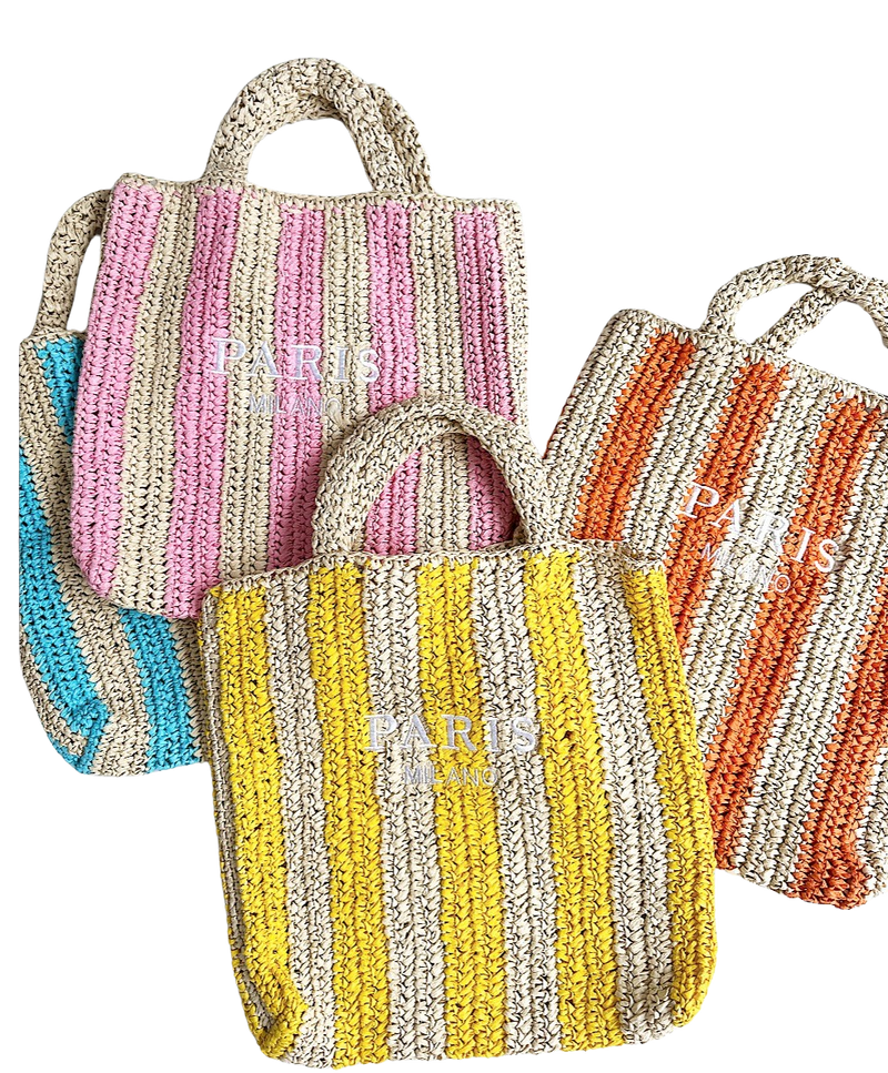 Paros Woven Beach Bag