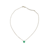 Emerald clover Necklace